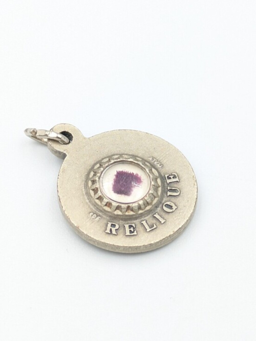 Antique Relic French Canada Blessed Louis-Zéphirin Moreau medal pendant charm